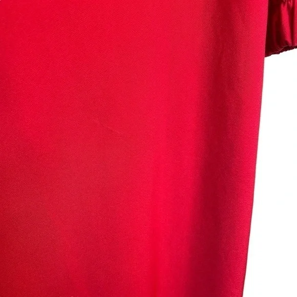 Halogen Flowy Shift Dress in Red Chili Small New - Picture 8 of 8